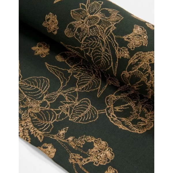 Billig ✔️ ESSENZA HOME Essenza Masterpiece Tischläufer – 50×250 Cm – Dark Green 🔔 4