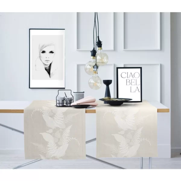 Am billigsten ⭐ Apelt Loft Style 1603 Tischläufer – 48×140 Cm – Grau/goldfarben 🎉 1