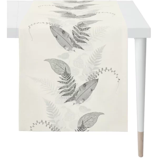 Am billigsten ⭐ Apelt Loft Style 1603 Tischläufer – 48×140 Cm – Grau/goldfarben 🎉 3