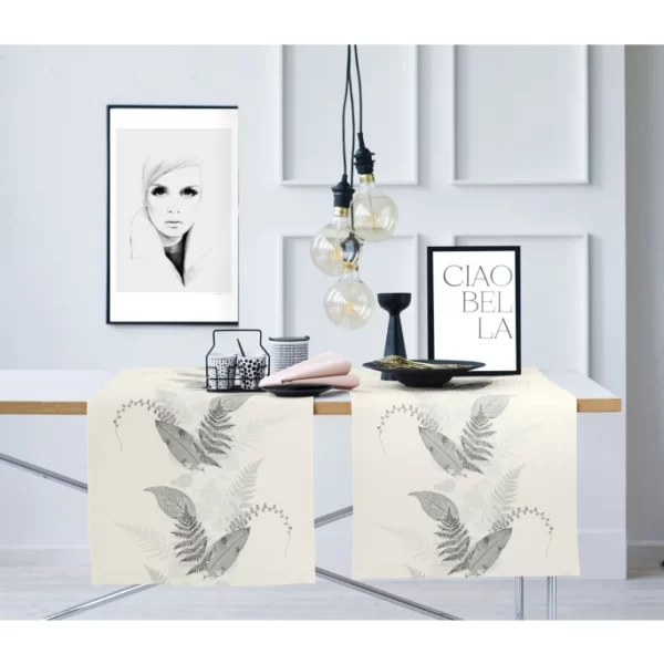 Am billigsten ⭐ Apelt Loft Style 1603 Tischläufer – 48×140 Cm – Grau/goldfarben 🎉 4