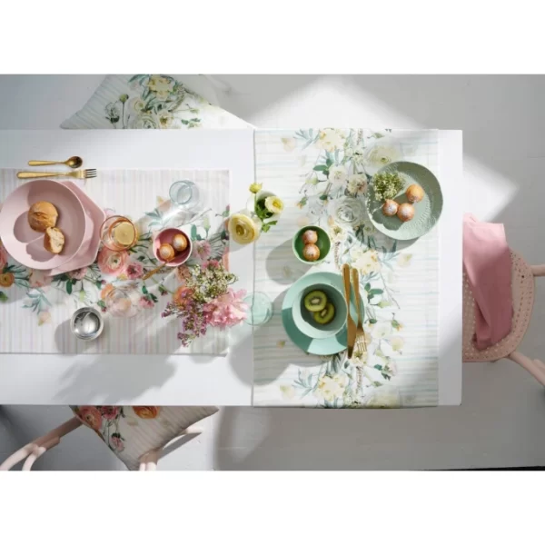 Beste Bewertungen von ❤️ Apelt Springtime 6403 Tischläufer – 42×140 Cm – Rose-bunt ⌛ 1