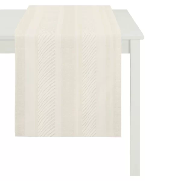 Apelt 2904 Tischläufer – 48×140 Cm – Weiß 1