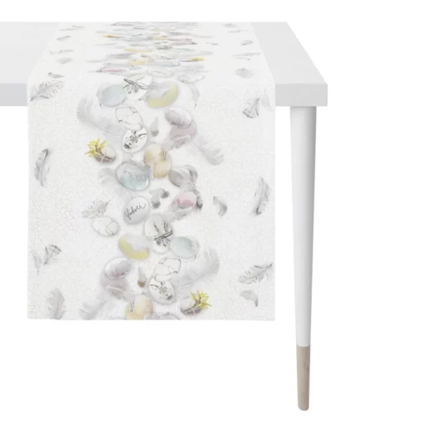Apelt 3008 Tischläufer – 48×140 Cm – Grau 1