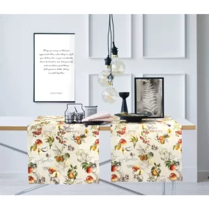 Am billigsten 🥰 Apelt Herbstzeit 1609 Tischläufer – 48×140 Cm – Natur/orange ❤️ 7
