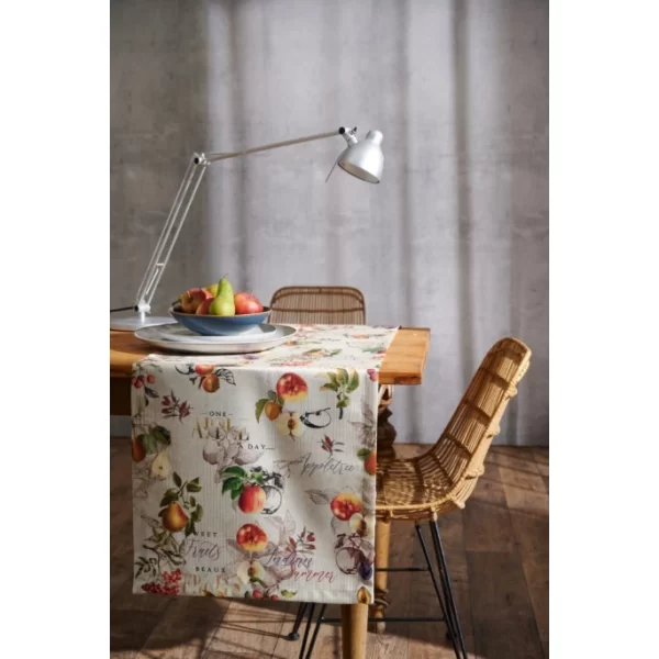 Am billigsten 🥰 Apelt Herbstzeit 1609 Tischläufer – 48×140 Cm – Natur/orange ❤️ 4